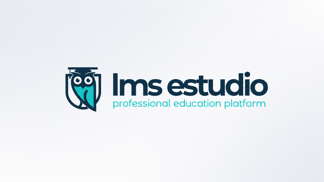 Logo do LMS Estúdio, plataforma EAD para criação, gestão e oferta de cursos e treinamentos online.